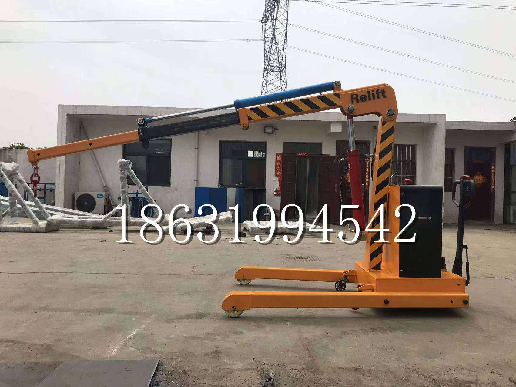 太平区久征定做3吨三轮随车吊 农用园林绿化移树吊 平板工程用小吊机