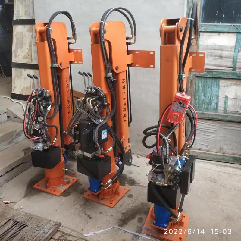 太平区重汽蓝牌随车吊 3.2吨 国六动力强 液压驱动 农用自卸起重机